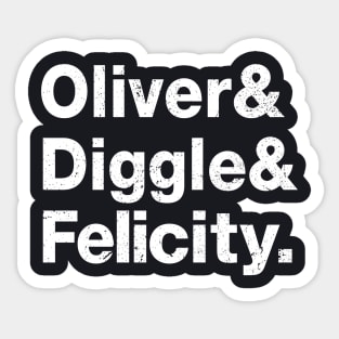 Team Arrow List Sticker